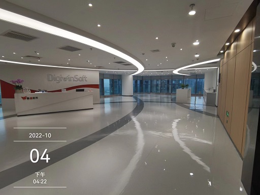 展厅PVC地面清洗打蜡