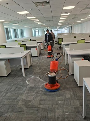 景枫办公楼软件公司地毯清洗